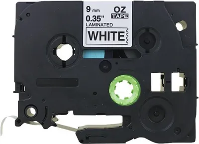Obrázek produktu pro Q-Connect® KF18796 Páska kompatibilní s TZe-221 - 9 mm x 8 m, černá na bílém podkladu