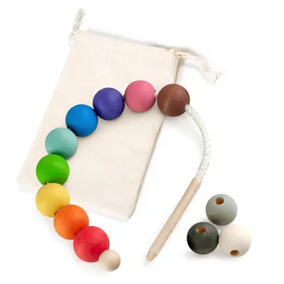 Produktbild von Montessori Holzspielzeug "Wooden lacing. Small"