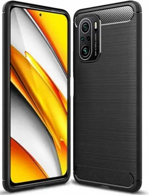 Zdjęcie produktu dla Etui ochronne SPACECASE Carbon do Poco F3 czarny