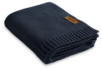 Sensillo Bambus-Baumwoll-Bettdecke 80 x 100 cm granat, für Babys und Kinder