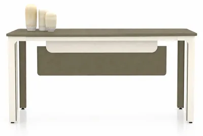 Image de Bureau moderne en bois, design pour un espace de travail à domicile