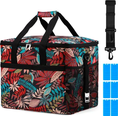 Produktbild von Packaway 4-lagige isolierte Kühltasche - Lunchtasche 40 Liter - Jungle