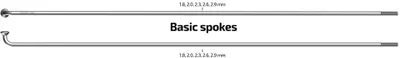 Produktbild von Sapim Speichen 288-14 Leader Ø2mm FG 2.3 Edelstahl 100 Stück