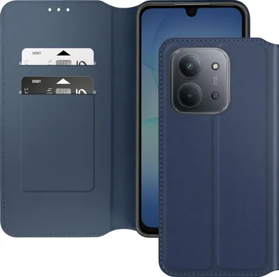 Produktbild von Avizar, Klappetui Xiaomi Redmi 15C Magnetisch Mit Kartenfach Standfunktion, Nachtblau