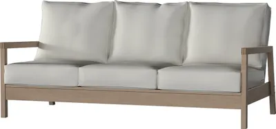 Produktbild von Dekoria Bezug für Lillberg 3-Sitzer Sofa, hellgrau, Sofahusse, Lillberg 3-Sitzer