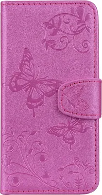 Produktbild von Mobigear Butterfly  Xiaomi Mi 8 SE Hülle Klapphülle Geldbörse - Lila