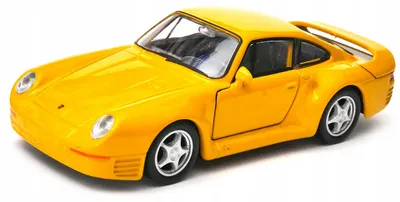 Produktbild von Welly Porsche 959 Modellauto Metall Gelb 1:32