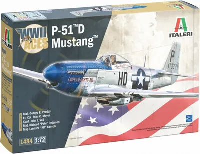 Obrázok produktu pre ITALERI 510001484 P-51D Mustang Aces 1:72