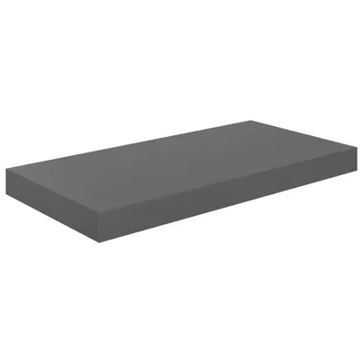 Immagine prodotto di Scaffale a Parete Grigio Lucido 50x23x3,8 cm in MDF