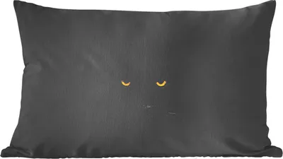 Produktbild von MuchoWow® Zierkissen Sofakissen Wohnzimmer Dekokissen 50x30 cm Panther - Tiere - Schwarz - Augen - Wohnzimmerdekoration - Polster mit Photo