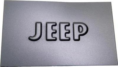 Obrázok produktu pre Náhradná doska s logom Jeep CJ7 76 - 86