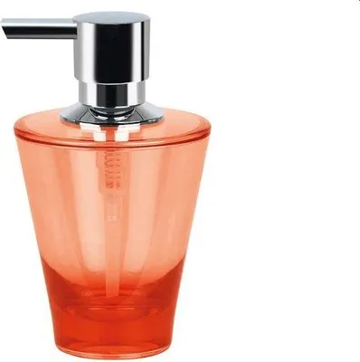 Produktbild von Spirella Seifenspender "Max Light" Flüssigseifen-Spender, Fassungsvermögen 8,5 x 8,5 x 14,5 cm - 250ml – Orange