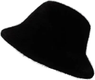 Produktbild von Wintermütze für Damen dick flauschig Plüsch Kunstpelz Wärmespeicherung winddicht Fischerhut kurze Krempe einfarbig Outdoor Radfahren Skifahren-Schwarz