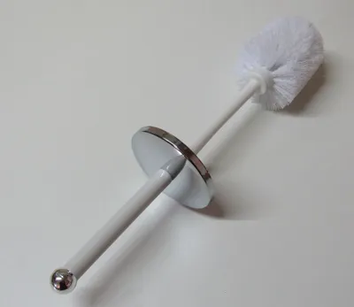 Produktbild von Ersatz WC Bürste Silber - Weiß Klobürste Toilettenbürste 96086099 Sanwood