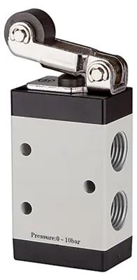 Produktbild von Riegler 3/2-Wegeventil, mechanisch betätigt, »M3«, Rollenhebel, NC, G 1/8