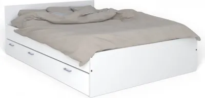 Produktbild von BETT TWIST MIT NACHTTISCH / 160x200 - Weiß