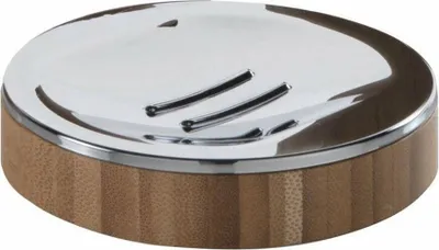 Image de Sapho Gedy Altea - Porte-savon sur pied, bambou AL1135