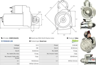 Obrázek produktu pro ANLASSER Ceed 2.0 CRDi