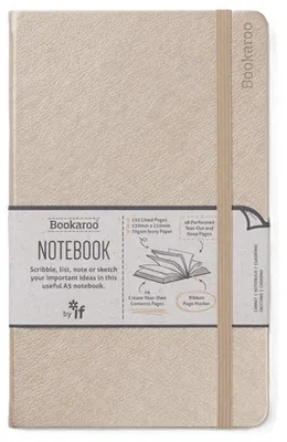 Image de Bookaroo Carnet de notes Journal A5 - Or
