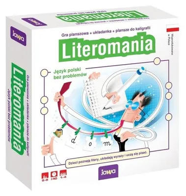 Zdjęcie produktu dla Gra planszowa Literomania dla Dzieci 5-8 lat