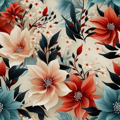 Productafbeelding van Buitenkussens Oxford - Motief: Bloemen I, model DX5159