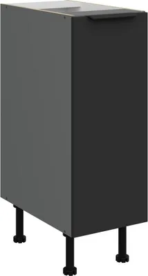 Immagine prodotto di Mobile estraibile LUNARA - larghezza 30 cm, nero / antracite