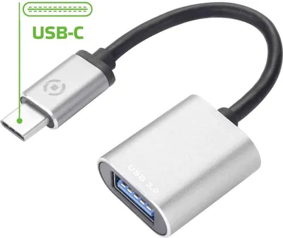 Imagen del producto de Cable USB A a USB-C Celly PROUSBCUSBDS, color plateado