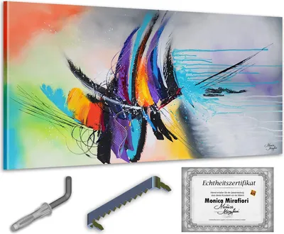 Immagine prodotto di Monica Mirafiori I 100% DIPINTO A MANO I Quadro Astratto 140x70cm | Quadro Dipinto a Mano | Quadro Acrilico | Quadro Acrilico Molto Grande I Arte Moderna I Quadri d'Arte