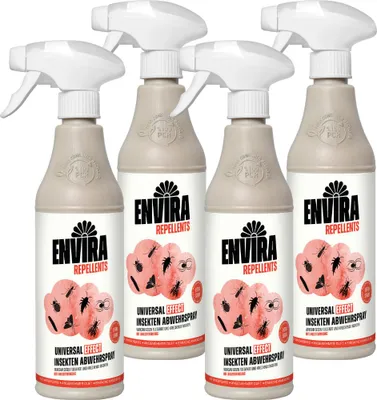 Produktbild von Envira Universal Effect Insekten Abwehrspray - EXTRA Starke Formel im Vorteilspack 4x500ml