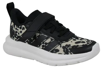 Produktbild von Adidas Kinder Halbschuhe Schwarz mit Klettverschluss ganzjährig Modell KI2623