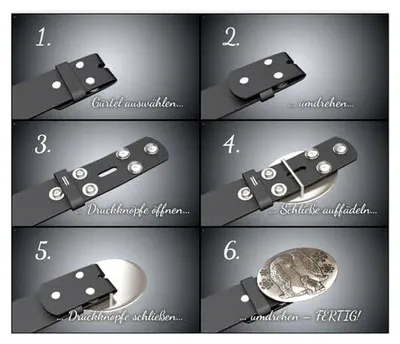 Produktbild von Glitterati silber metallic Schließe