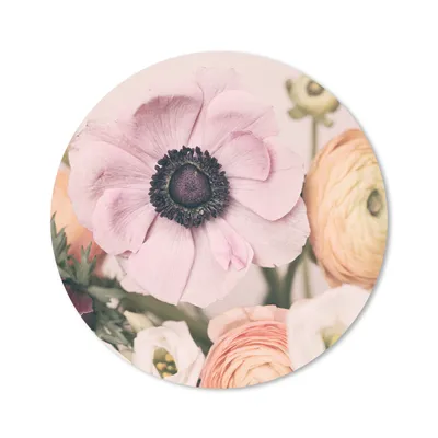 Produktbild von MuchoWow® Mauspad Mousepad Blumen - Natur - Pflanzen 40x40 cm - Mousepads - Maus Mat - Pad - Mausunterlage - Schreibtisch Accessoires