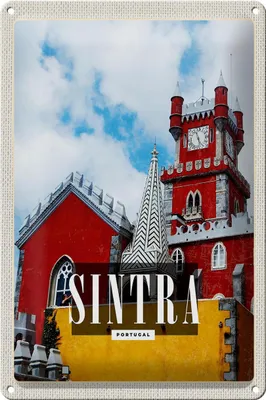 Produktbild von Blechschild Reise 20x30cm Sintra Portugal Reiseziel Urlaub