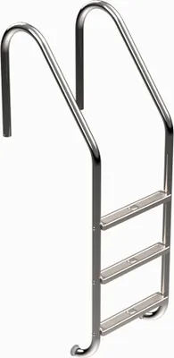 Produktbild von Eichenwald Poolleiter Modell 05 Marina Beckentiefe 1060mm 3 Stufen