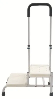 Produktbild von Badezimmerhocker - Duschsitz - Badewannen-Sitz - Duschstuhl - Trittstufe - Verstellbarer Handgriff - Rutschfeste Stufen