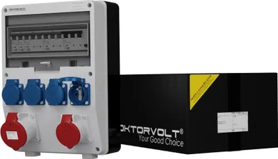 Immagine prodotto di Distributore di potenza TD-S/FI 16A 32A 4x230V franz/belg System Doktorvolt 6916