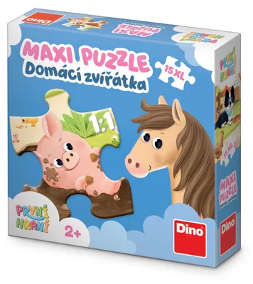 Produktbild von DINO Puzzlehaus Grö ß e XL 15 Puzzles