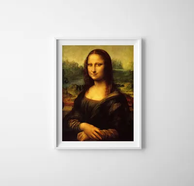 Produktbild von Poster - Canvas - Leinwand - 29,7 cm x 42 cm - Da Vincis Mona Lisa