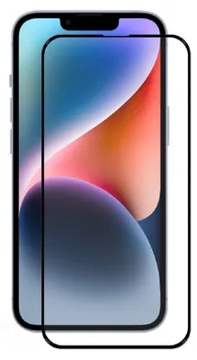 A screen protector is shown on top of a smartphone.