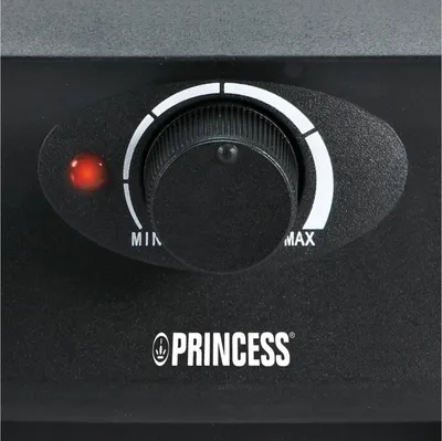 Zdjęcie produktu dla Princess 162810, 4 os., Czarny, Prostokątny, Kamień, 210 x 210 mm, obrotowy