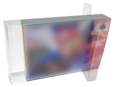Zdjęcie produktu dla 10 sztuk przezroczystych etui ochronnych do gier Nintendo