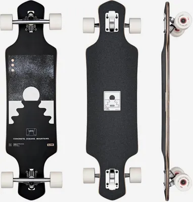 Image de Globe Geminon Drop Through Longboard Tidal Force Noir