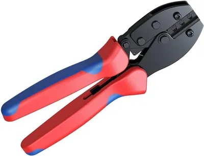 Productafbeelding van Krimptang Zonnepaneel - PV Connector - Solar Kabels - Ratchet Terminal - 2.5-6mm2 - Rood