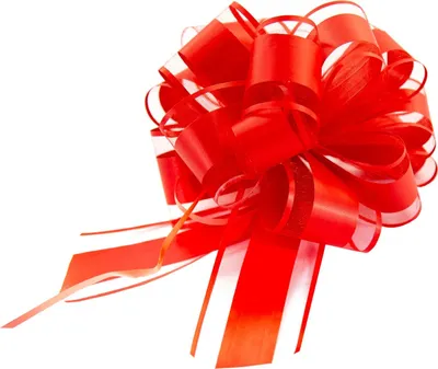 Produktbild von Oblique Unique Geschenkschleife Deko Schleife für Geschenke Tüten Zuckertüte Weihnachten Geschenkdeko - rot