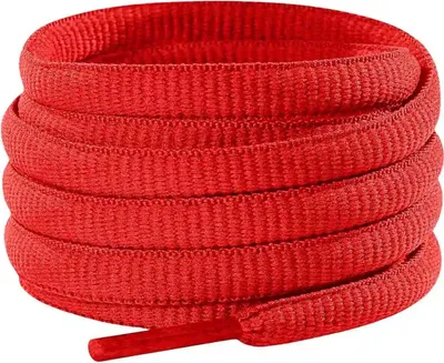 Ovale Schnürsenkel für Laufschuhe - Rot - 140 cm