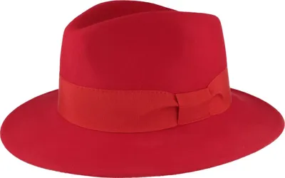Knautschbarer Damen Traveller von Hut-Breiter in rot