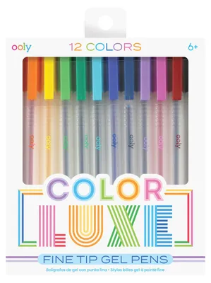 Zdjęcie produktu dla Cienkopisy żelowe kolorowe Lux 12 sztuk