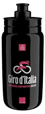Obrázek produktu pro Láhev Elite Fly Giro d'Italia Black Map 550 ml, černá, černá, jedna velikost