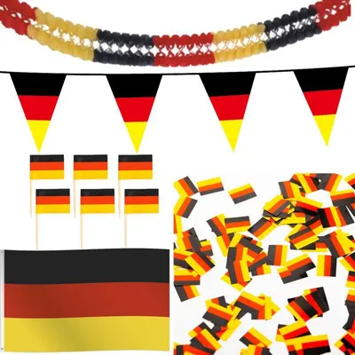 Produktbild von Partyset Deutschland Fußball Weltmeisterschaft WM Deko