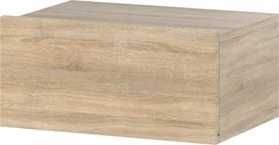 Produktbild von STIV Möbel | Hängender Nachttisch Eiche Sonoma 45x32x19 cm | 1 Schublade | Wandmontage | Schwebender Nachtschrank Holzoptik